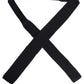 Men Black 100% Silk Adjustable Men Tied Necktie Tie
