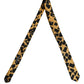 Men Black Yellow Patterned Adjustable Tied Necktie Tie