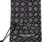 Men Black DG Logo 100% Silk Adjustable Tied Necktie Tie