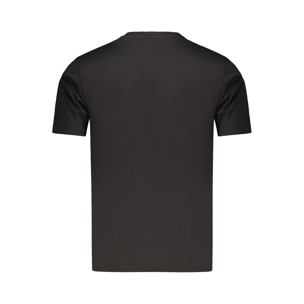 Black Cotton Men's T-Shirt