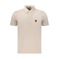 Beige Cotton Men's Polo Shirt