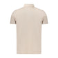 Beige Cotton Men's Polo Shirt