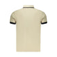 Beige Cotton Men's Polo