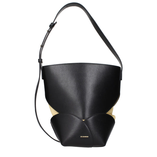 Black Leather Crossbody Bag