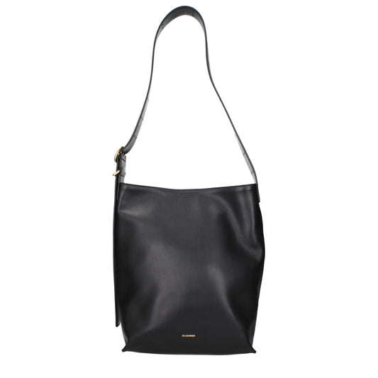 Black Leather Crossbody Bag