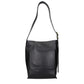Black Leather Crossbody Bag