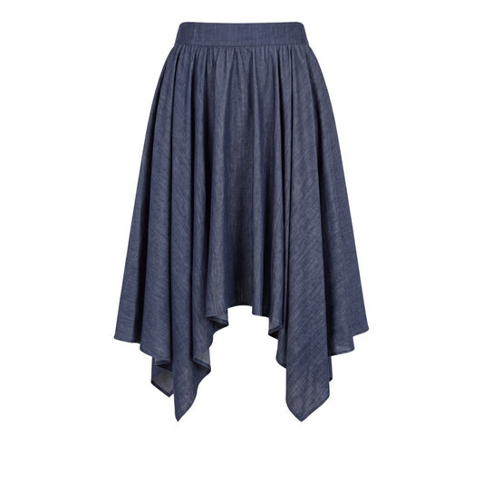 Blue Denim Women Skirt