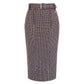 Black Cotton Women Skirt