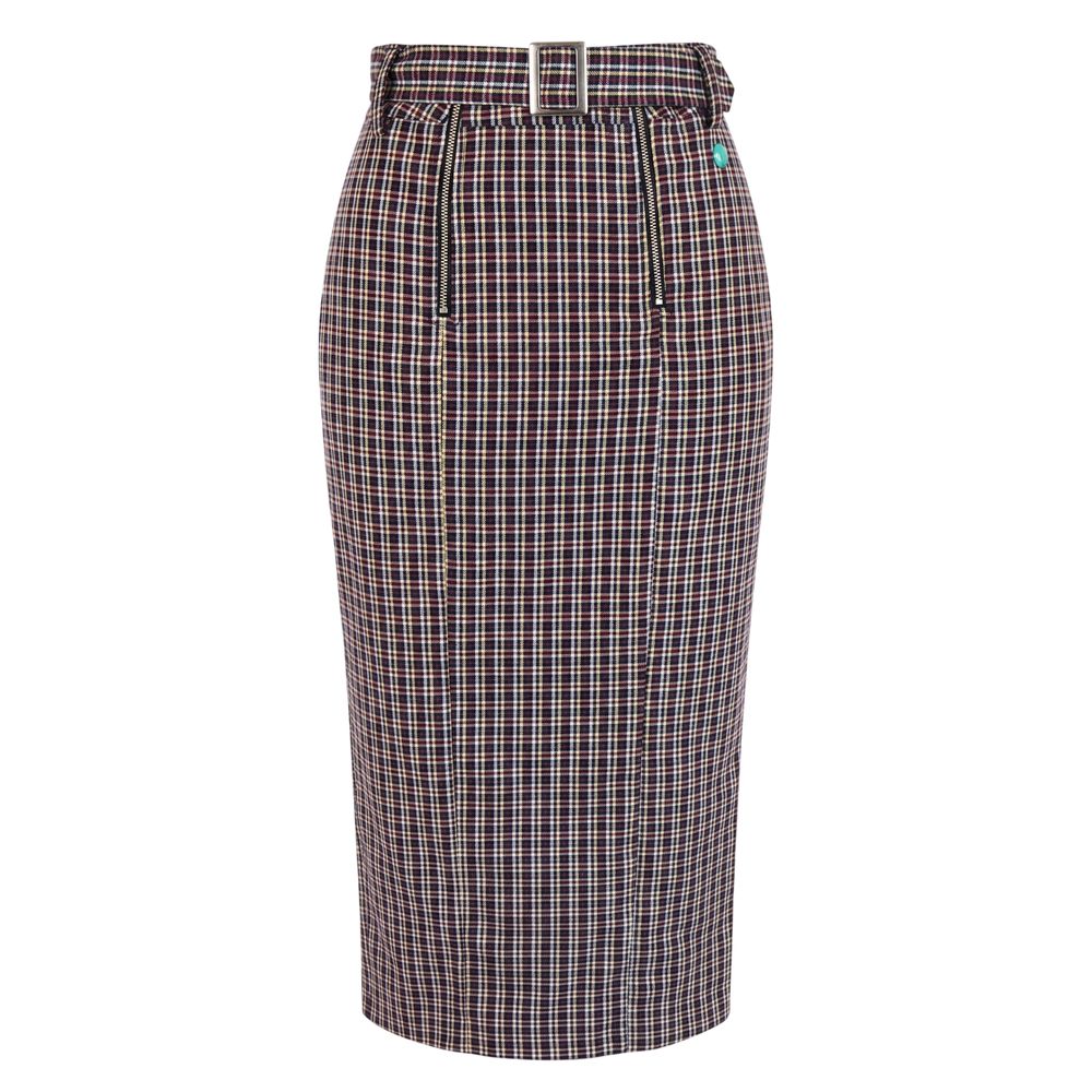 Black Cotton Women Skirt