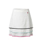 White Viscose Women Skirt