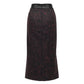 Black Wool Women Skirt