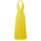 Yellow Viscose Women Dress