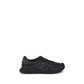 Black Fabric Athletic Sneakers