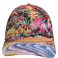 Multicolor Tropical Themed Baseball Capello Hat