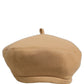Beige Wool French Style Beret Capello Hat