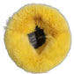 Yellow Fox Fur Womens Bucket Capello Hat
