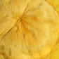 Yellow Fox Fur Womens Bucket Capello Hat