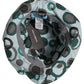 Teal Cotton Big Polka Dot Pattern Bucket Hat