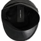 Black Cotton Gold DG Chain Baker Boy Capello Hat