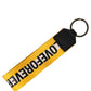 Multicolor Logo Polyester Brass Holder Keychain