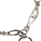Silver Tone Chain Signature DG Logo Pendant Necklace