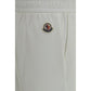 White Cotton Casual Pants