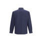 Blue Cotton Dress Shirt