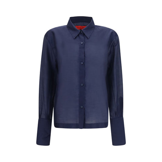 Blue Wool Oves Aries Dress Shirt