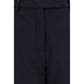 Blue Polyester Dress Pants