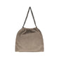 Beige Polyester Shoulder Bag