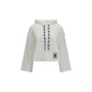 White Cotton Sweatshirt