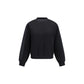 Black Cotton Sweatshirt