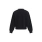 Black Cotton Sweatshirt