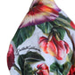 Multicolor Floral Triangle Beachwear Bikini Top