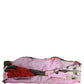 Pink Floral Print Bandeau Beachwear Bikini Top