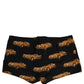Black Car Print Swim Trunk Beachwear Swimwear