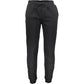 Black Cotton Men's Jogger Pants
