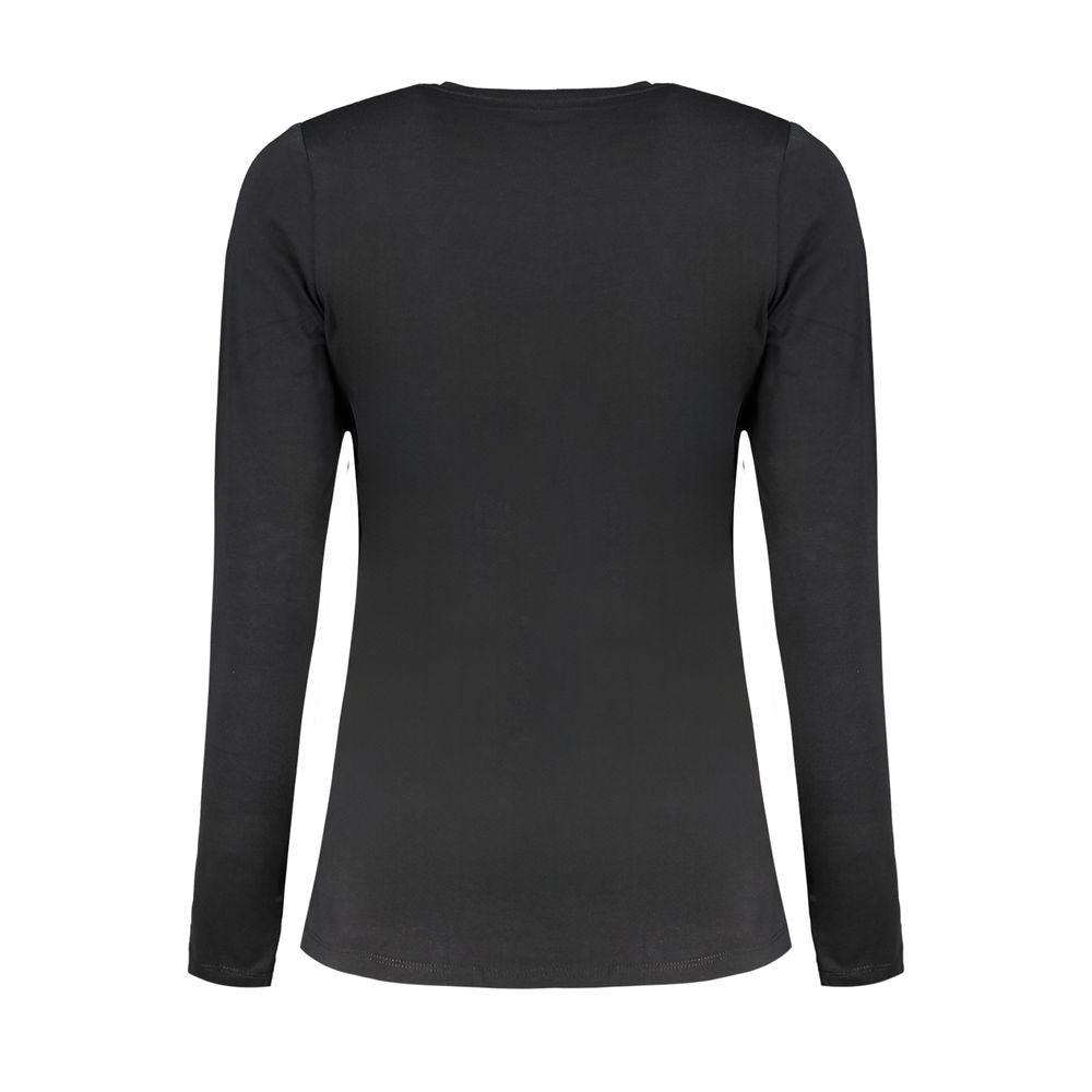 Black Cotton Women's T-Shirt
