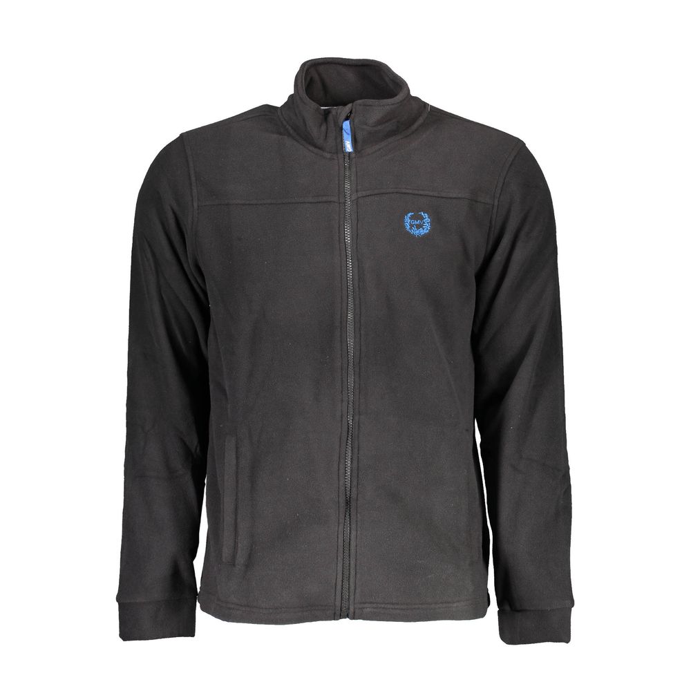Black Polyester Men's Sweatshirt
