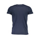 Blue Cotton Men's T-Shirt