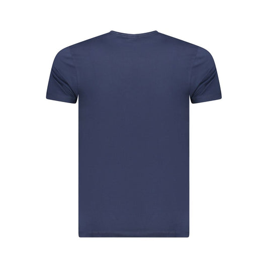 Blu Cotton Men T-Shirt