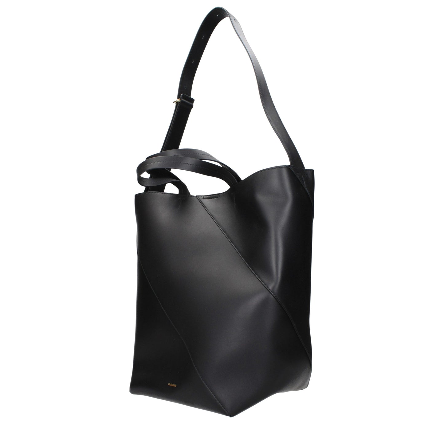 Black Leather Crossbody Bag