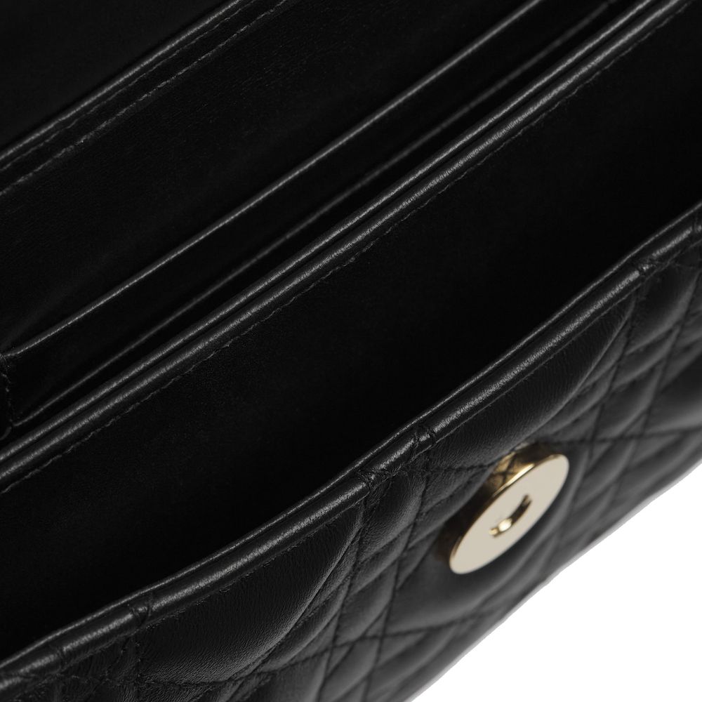 Black Leather Shoulder Bag