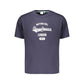 Blue Cotton Men's T-Shirt