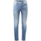Blue Cotton Mens Jean