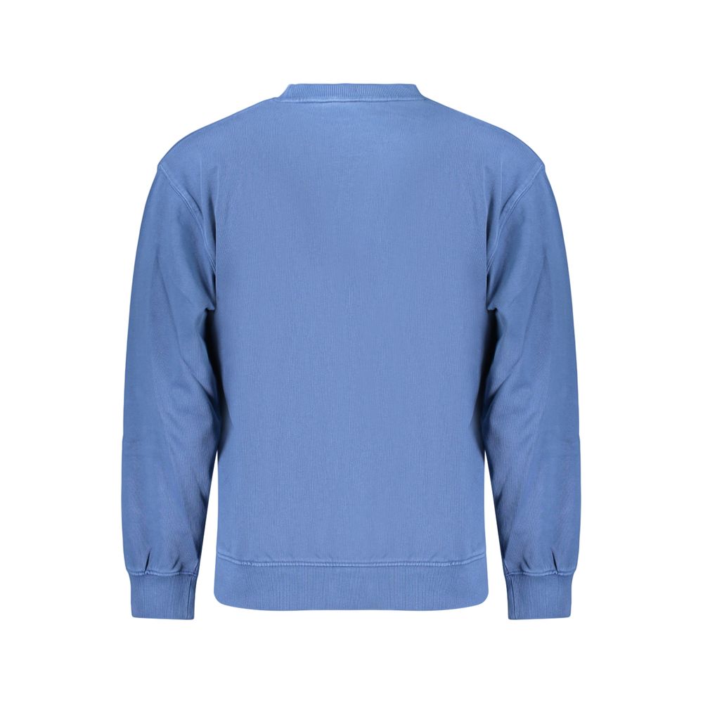 Blue Cotton Men's Sweatshirt