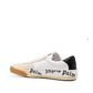 Beige Calfskin Low Top Sneakers