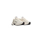 Black And White Textile Chunky Sneakers