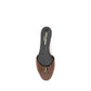 Brown Calf Leather Bos Taurus Mules