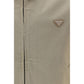 Beige Cotton Denim Jacket